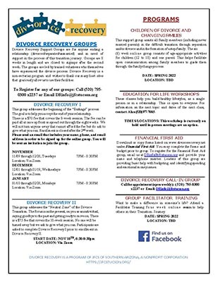 Divorce Recovery 2021 WINTER GROUP FLYER