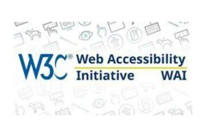 w3c and web accessibility initiative logos